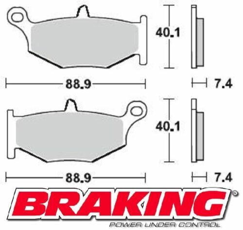 Jeu De 2 Plaquettes De Frein Avant TRW Pour Suzuki GSX-R 750 (1988-1989) - Réf. MCB595