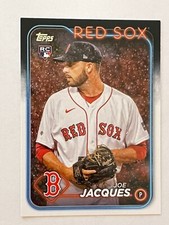 2024 TOPPS JOE JACQUES #187 ROOKIE PITCHER BOSTON RED SOX BASEBALL CARD