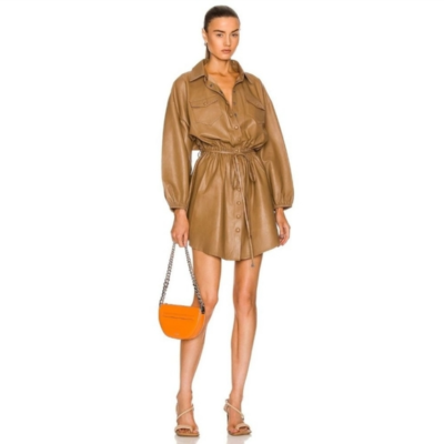 chinese dress ladies Roxy Leather Dress  Retrofete