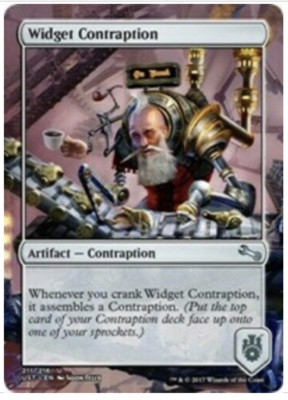 MTG - 4x Widget Contraption - 211/216 - Unstable  - NM/M - New