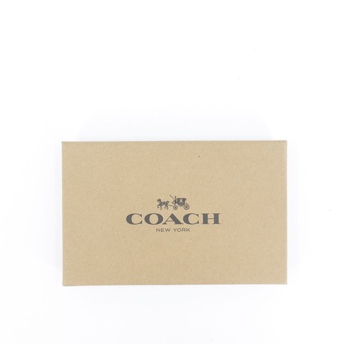 Juego de regalo billetera Coach 3 en 1 en caja marrón negro blanco OS - Imagen 7 de 12