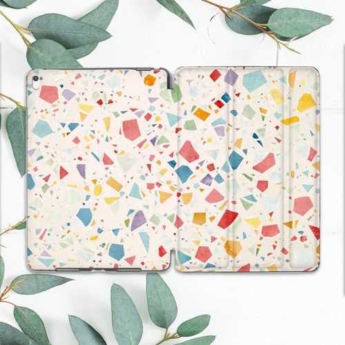 Colorful Terrazzo Marble Spots Case For iPad 10.2 Pro 12.9 11 9.7 Air 4 5 Mini - Picture 4 of 6