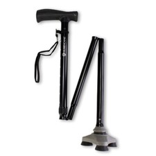 HurryCan Walking Stick(Black)Freestanding Walking Stick-Freedom Edition-Mobility