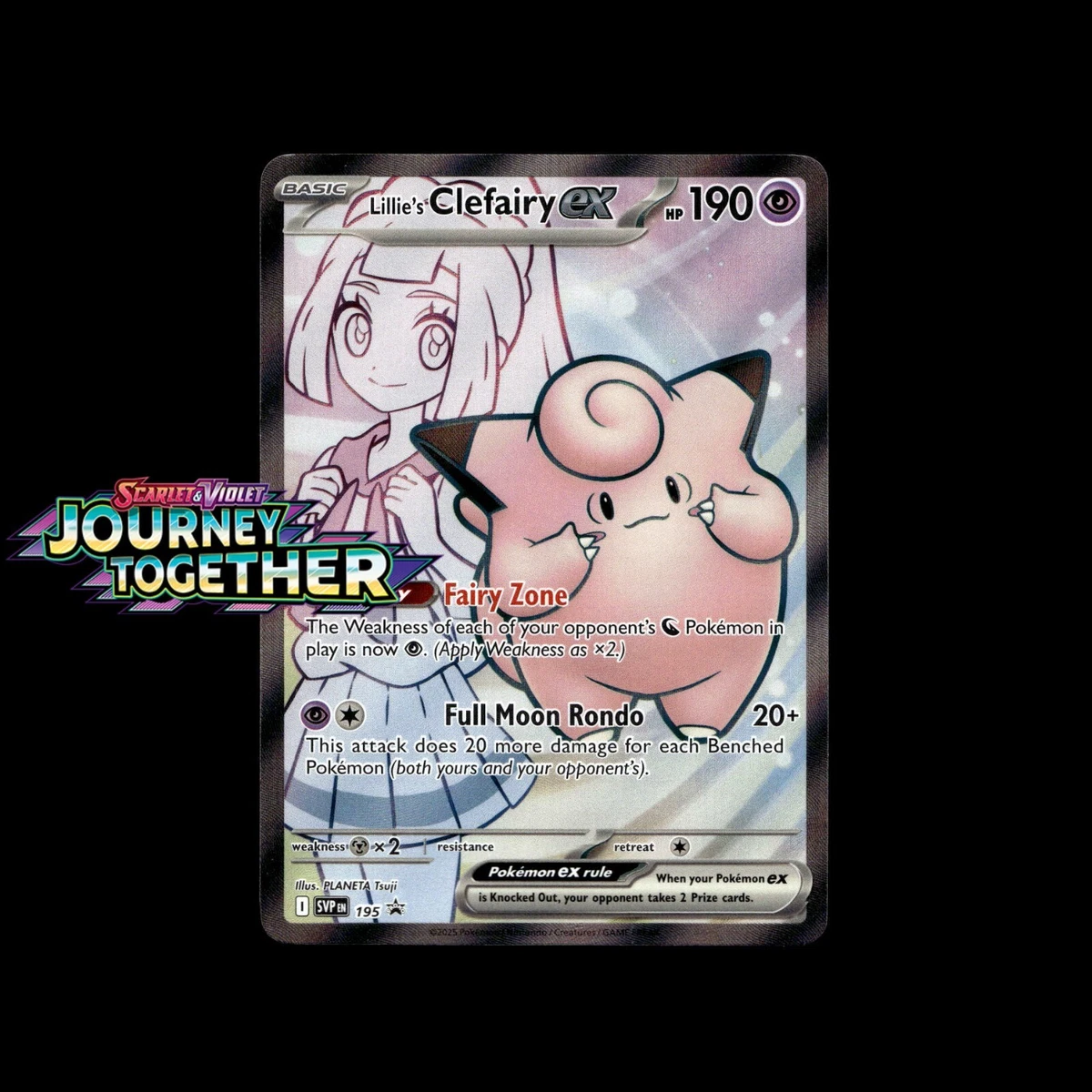 Lillie's Clefairy Ex 195 Sv: Scarlet & Violet Promo Cards for sale