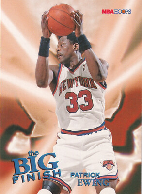 PATRICK EWING   NBA HOOPS   THE BIG FINISH  # 181