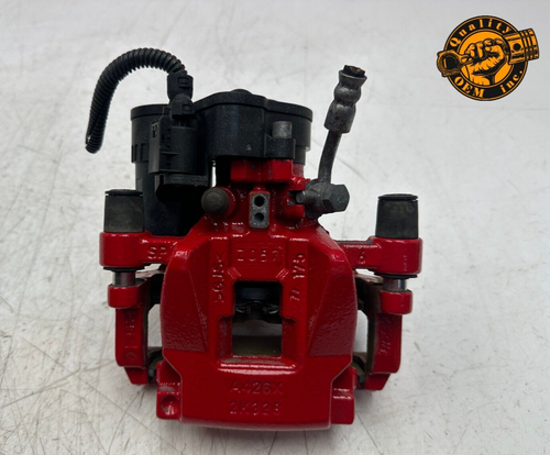 2017-25 JAGUAR E-PACE F-PACE XF XE REAR LEFT BRAKE CALIPER W/ MOTOR RED OEM 67k
