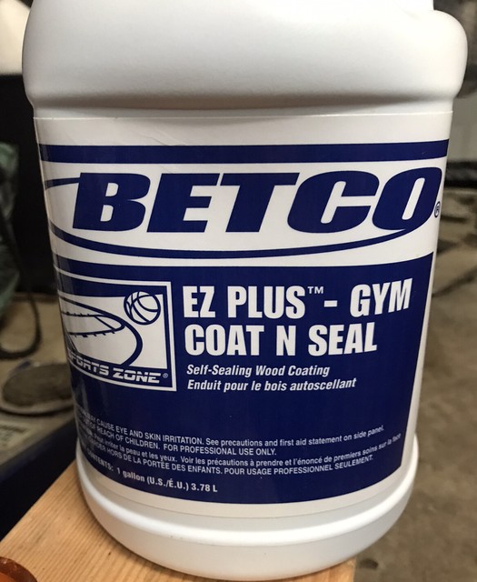 BETCO EZ GYM COAT, HIGH TRAFFIC WOOD FLOOR FINISH, ONE GALLON, 199 RETAIL! eBay