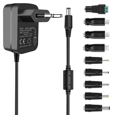 5V 3A Netzteil 5 Volt 3A 2.5A 2A 1.5A 1A 0.5A 0.3A AC DC Adapter für Android ...