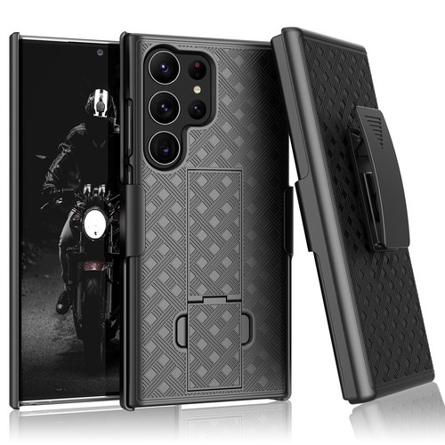 For Samsung Galaxy S21 S22 S23 Ultra / Plus Case with Belt Clip Holster Cover - Picture 10 of 18