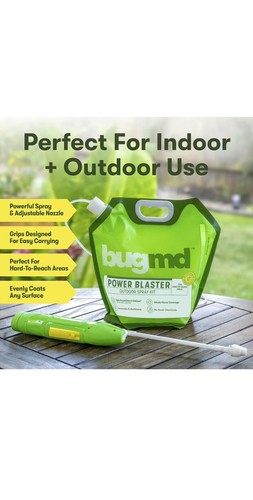 BugMD Power Blaster Automatic Sprayer & Reusable Mixing Pouch - Easy-to-Use - Picture 4 of 7
