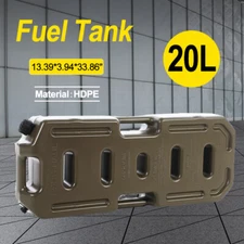20L Fuel Tank Oil Gas Can Storage Container Fit For Jeep ATV UTV Truck 5.2 Gal