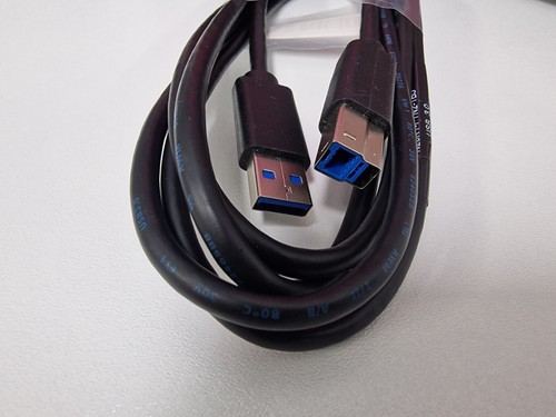 Original Dell USB 3.0 Kabel Typ A auf Typ B für alle Geräte HDD High Speed 1,8m - Bild 2 von 5