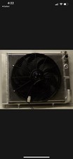 1963-1972 corvette aluminum radiator & fan for ls1 ls2 ls3 MADE IN USA