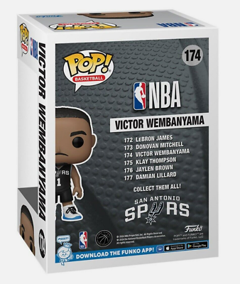 PREORDER NBA Victor Wembanyama Funko Pop #174 San Antonio Spurs | eBay