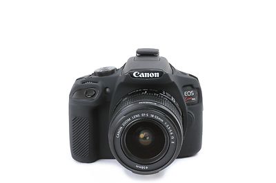 Camera silicone cover for Canon EOS REBEL T6　(EOS 1300D) Black