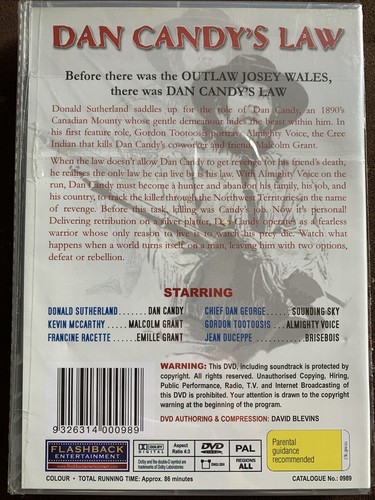 DVD: Ley de Dan Candy - Mountie es acusado de matar vacas en Saskatchewan década de 1890 - Imagen 2 de 2