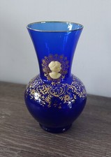 Petit vase en verre Bleu