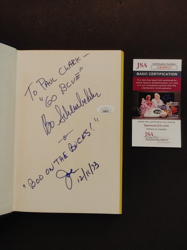 Signed "Bo Schembechler: Man in Motion" Book Michigan Football JSA Certified - Picture 2 of 5