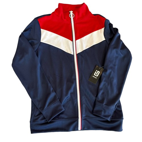 Ideology Big Girls Size L (14) Red White Blue Zip Front Jacket NWT