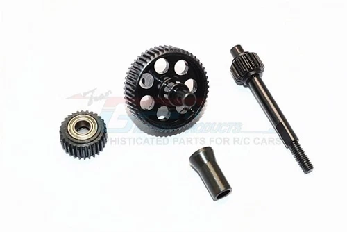 GPM SSCX27038CG-BK HARD STEEL TRANSMISSION GEARS  1/10 AXIAL SCX10-II 90047