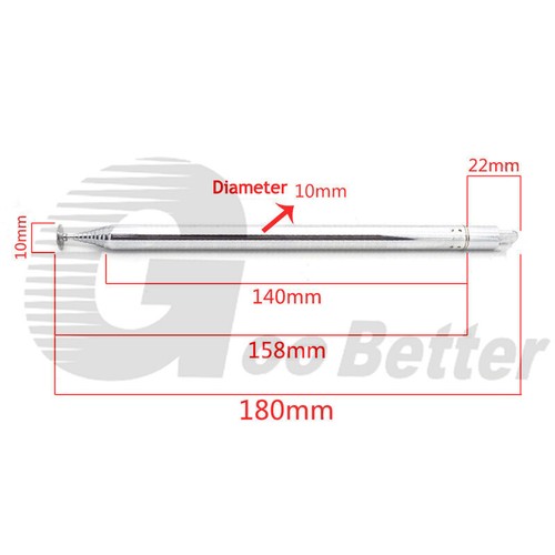 1.2m SMA Telescopic Aerial Antenna For TV Radio DAB AM/FM Replacement Connector - Afbeelding 4 van 8