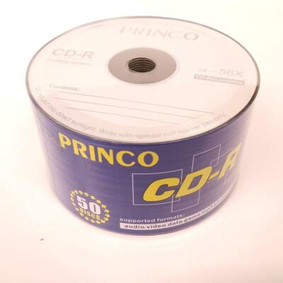 1st quality PRINCO CD-R 50 Pack 700MB 80 Min Blank Disc Bundle New