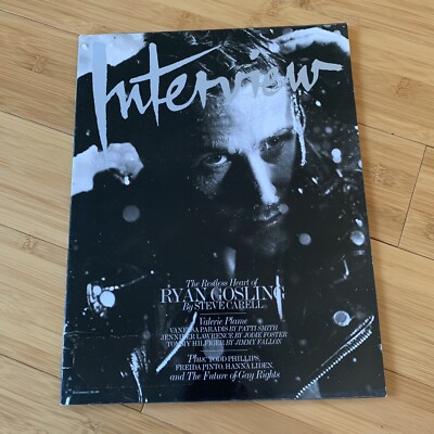 INTERVIEW Magazine 2010 RYAN GOSLING Vanessa Paradis MADONNA Fashion Art Music