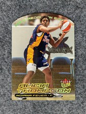 2000 ALICIA THOMPSON GOLD MEDALLION EDITION FLEER ULTRA PARALLEL #75G WNBA FEVER