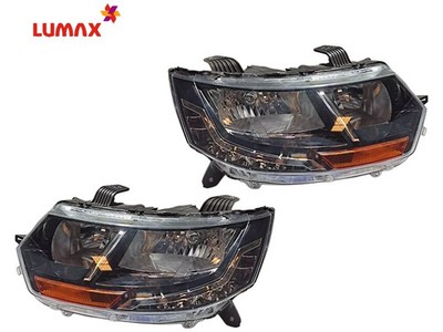 Lumax Headlight With Motor For Mahindra KUV 100 T1/T2 With DRL (2017-2023) Both