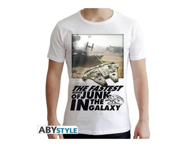 Star Wars - Tshirt ''falcon graphic'' Uomo Ss Bianca - New Fit Extra Large