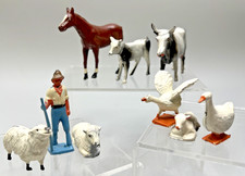 Vintage Britains Ltd Lead Farm Animal Figures Lot Mixed Cows Sheep Pigs England