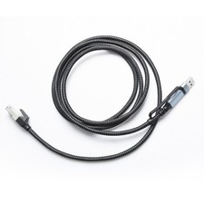 2-in-1 1.8M Ethernet Cable USB-A/Type-C RJ45 100Mbps Braided for Windows Mac
