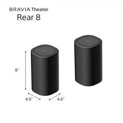 スピーカー・ウーファー SONY SA-RS8 BRAVIA Theatre Rear8 Sony SA-RS8 BRAVIA Theater Rear 8 Wireless Rear Speakers | eBay