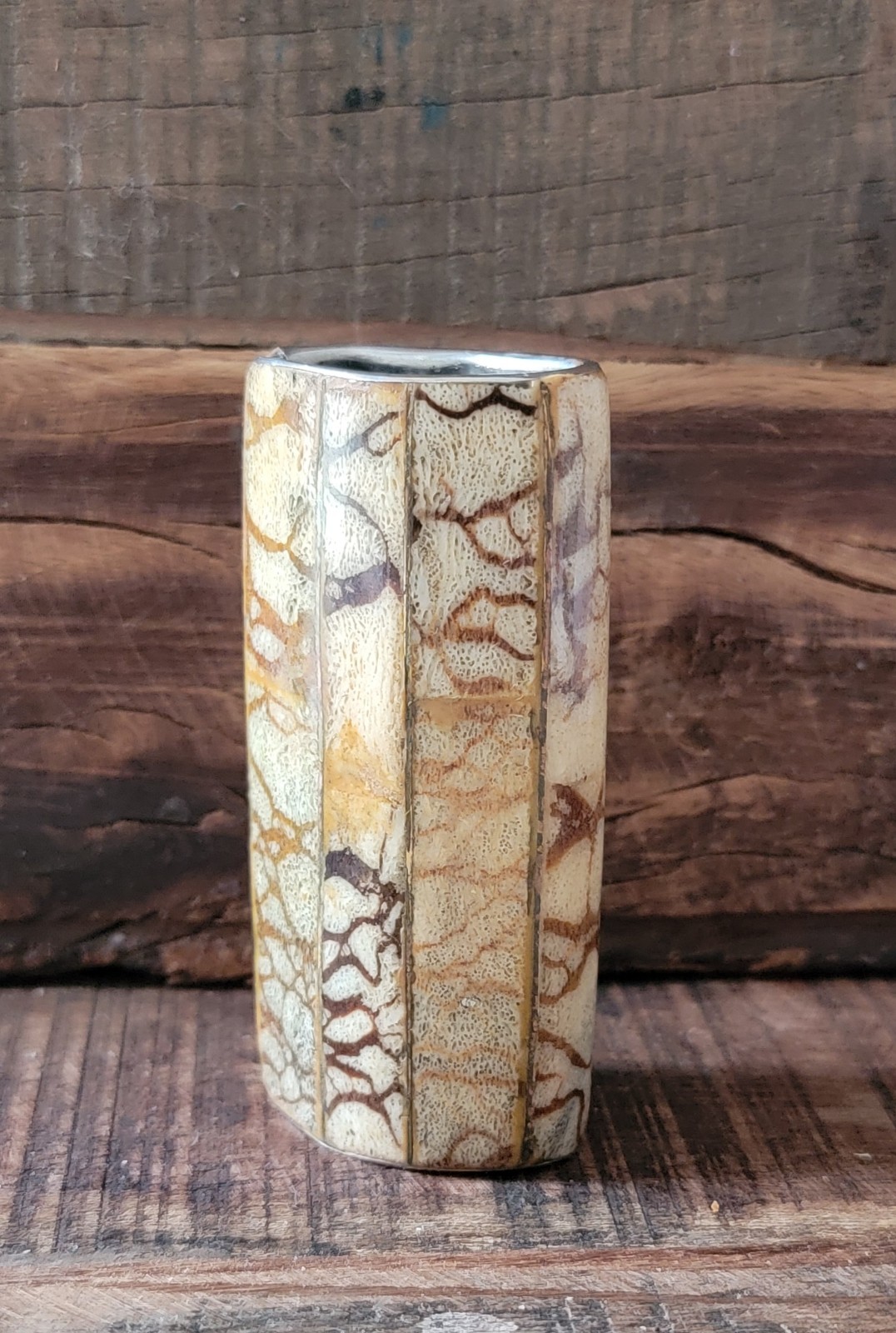 Case Beige Brown - Unique 1970's Vtg