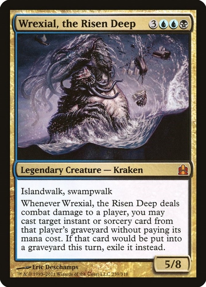Wrexial, the Risen Deep #239 (LP) Commander (CMD) MTG