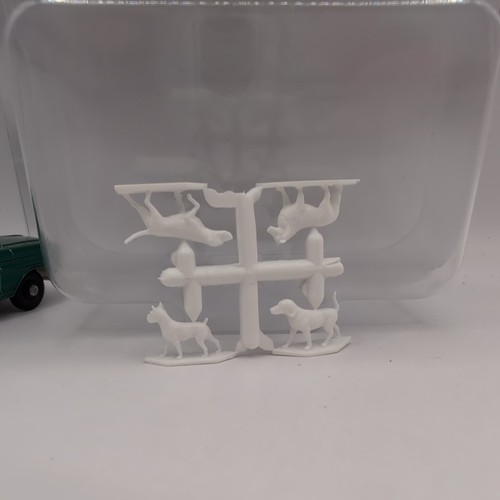 MATCHBOX TRANS. S/F NO. 50-A FORD KENNEL TRUCK MET. GREEN MI HTF EARLY BOX - Picture 8 of 8
