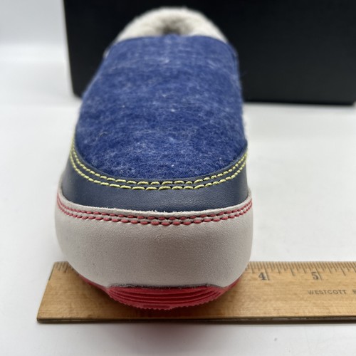 Sorel Mackenzie Holiday Slip Wool Shoes, Blue Women's Size 8 - Picture 11 of 18