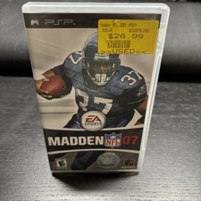 Madden NFL 07 (Sony PSP, 2006) Complete CIB Manual TESTED FAST SHIPPED