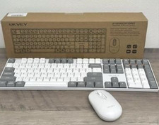 UKVEY Wireless Bluetooth Keyboard and Mouse for Mac  PC Multi-Device