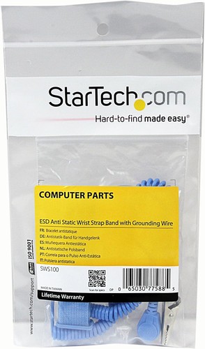 StarTech.com ESD Anti Static Wrist Strap Band with Grounding Wire - AntiStatic W - 第 2/3 張圖片