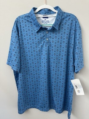 PHI DELTA THETA LARGE/XL MEN VIVE LA FETE POLO GOLF SHIRT