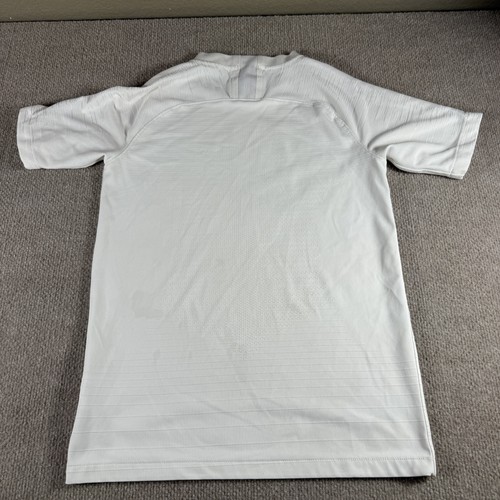 Nike VaporKnit Shirt Large White AQ2711-100 Boys Lightweight Short Sleeve Top - Picture 7 of 10