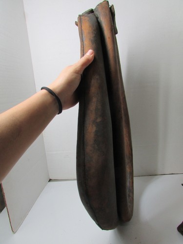 Vintage Horse Mule Collar Leather Western Antique Farm Rustic Decor Barn - Picture 2 of 9