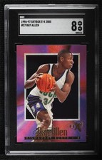 1996-97 Skybox E-X2000 Ray Allen #37 SGC 8 HOF 0h28