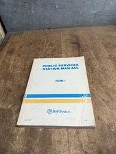 VTG Bell System Telephone Phone Public Services Station Manual Book Volume I USA