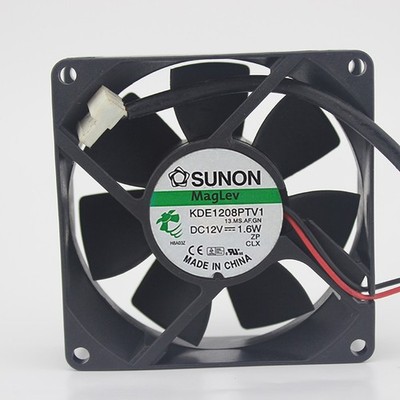 for   KDE1208PTV1 DC12V 1.6W 80*80*25mm 2pin maglev power supply fan #lk