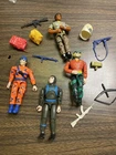 Vtg Lot  The Corps Military Soldiers 4” 4 Action Figures Weapons Backpacks Toy