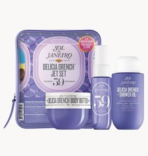 SOL DE JANEIRO DELÍCIA DRENCH JET SET 3-piece Travel Kit Brand New