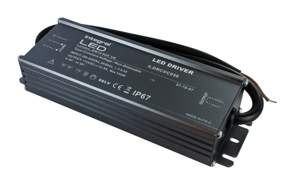 12v LED Driver 150w IP67 Integral ILDRCVC050