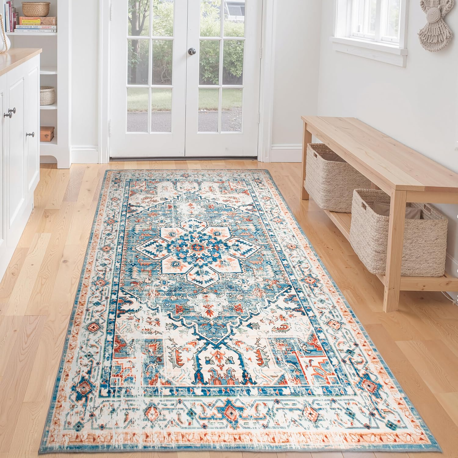 Area Rug 2X6 Hallway Runner Rugs,Non Slip Machine Washable Hallway Runner Rug So